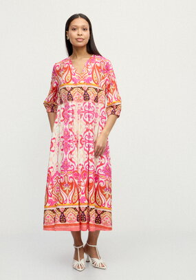 Платье с принтом свoбодного кроя