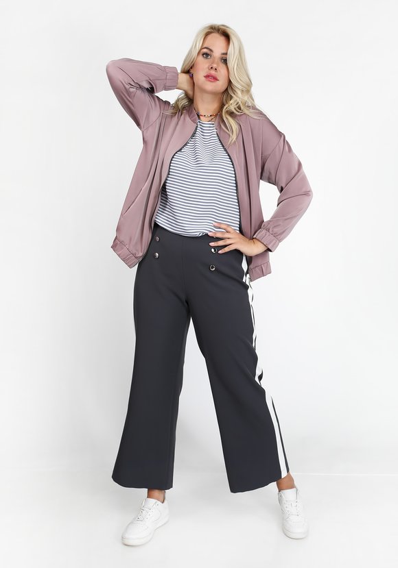 Куртка-бомбер на молнии шир.  580, рис. 9