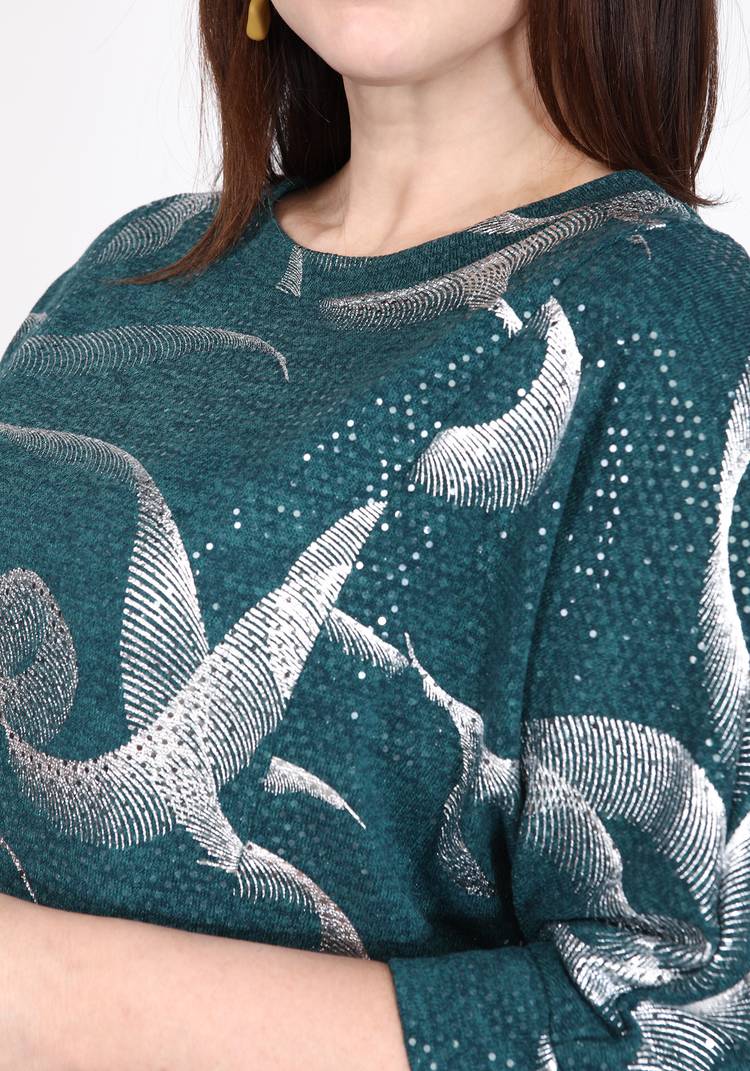 Блуза Драгоценный взгляд шир.  750, рис. 3