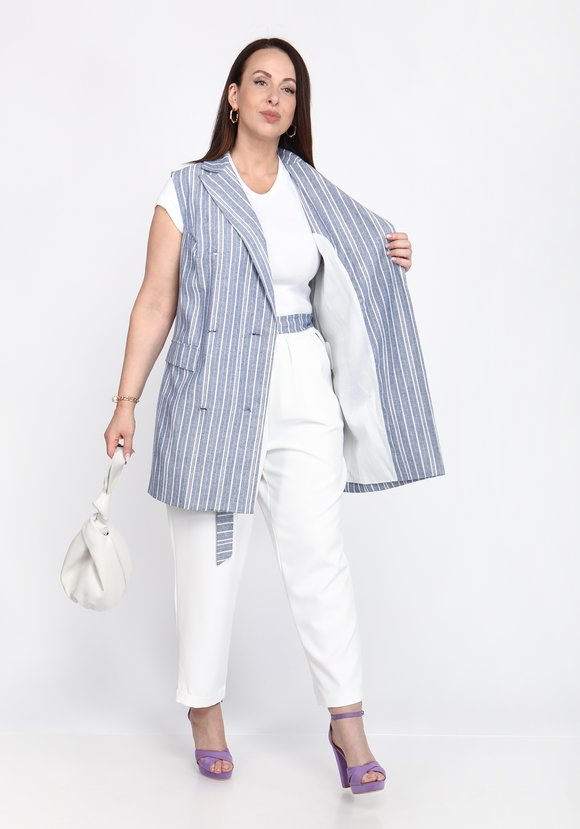 Брюки-бананы свободные шир.  580, рис. 1