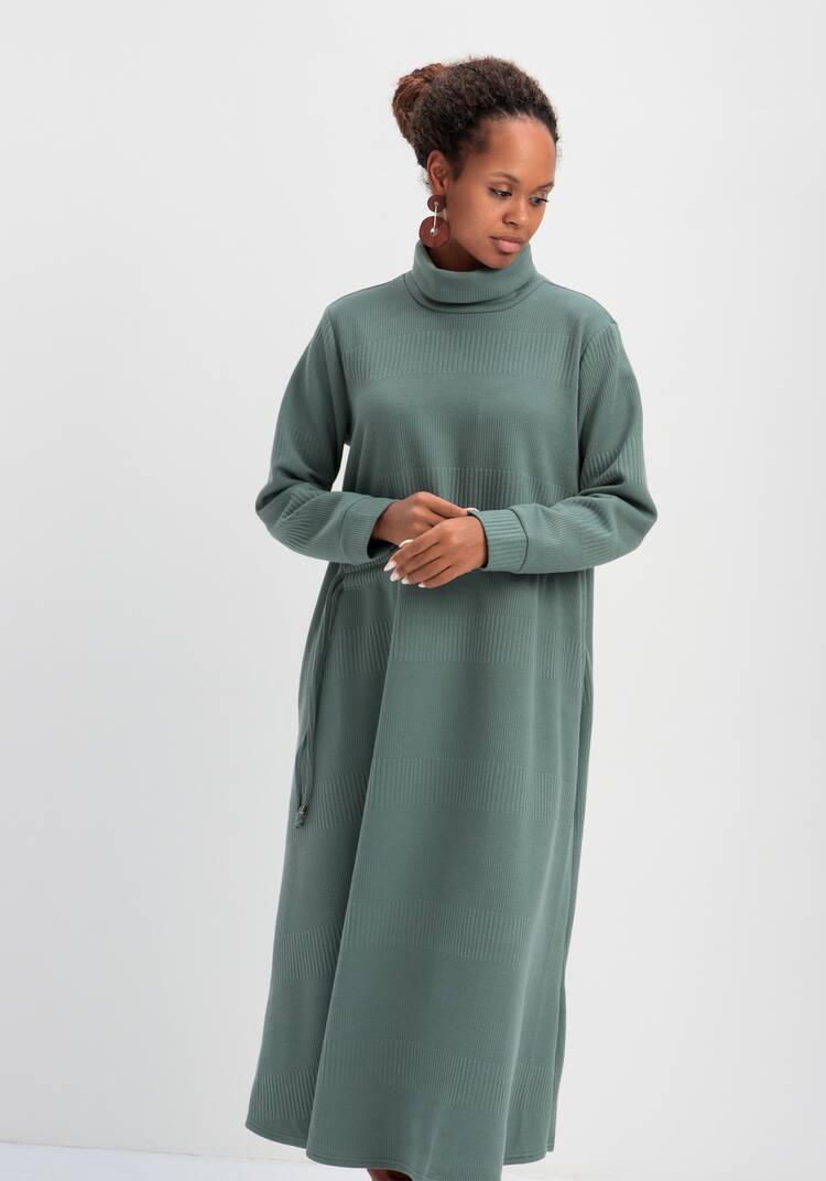 Платье из трикотажной ткани с кулиской шир.  750, рис. 16