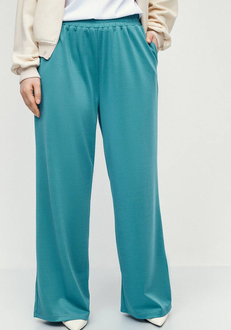 Брюки широкие трикотажные шир.  750, рис. 34