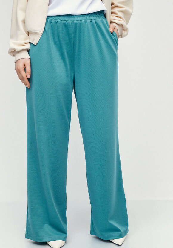 Брюки широкие трикотажные шир.  580, рис. 34