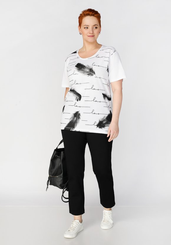 Блуза с принтом Белла шир.  580, рис. 8