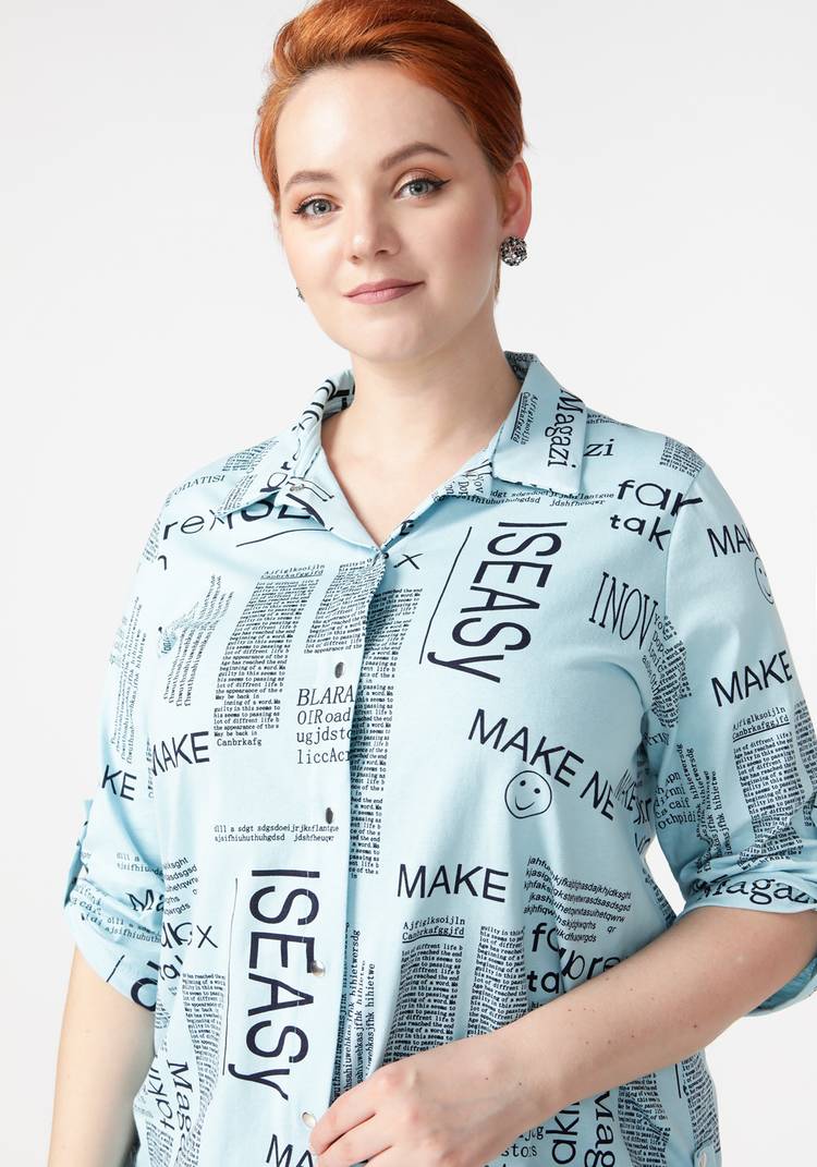 Блуза Свободный день шир.  750, рис. 9