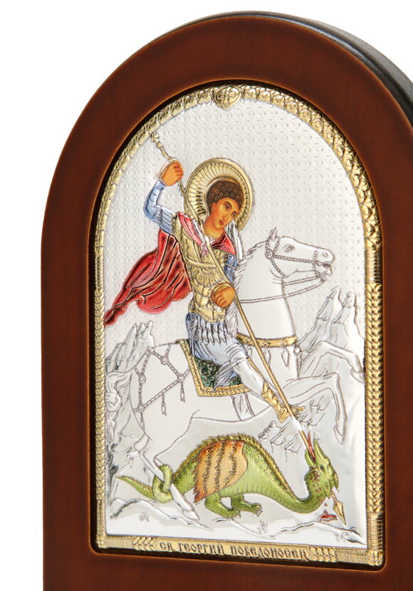 Икона Небесные хранители с эмалью, 10*12 см шир.  580, рис. 6