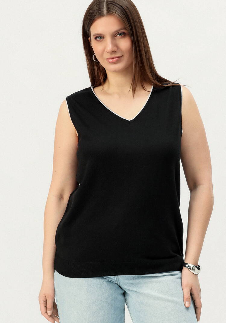 Топ с декором из метанити шир.  750, рис. 28