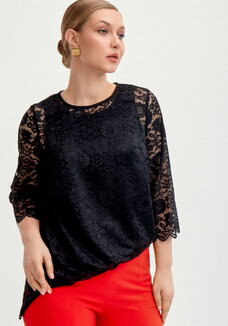 Туника из кружева с топом