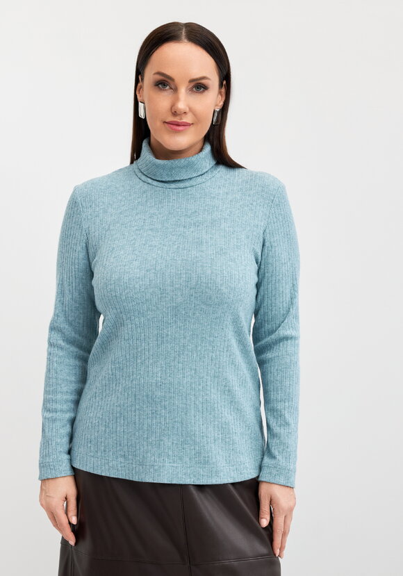 Джемпер с вывязанными косами Камалия шир.  580, рис. 4