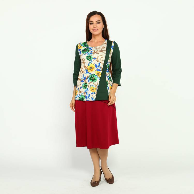 Юбка-трапеция на резинке шир.  750, рис. 25