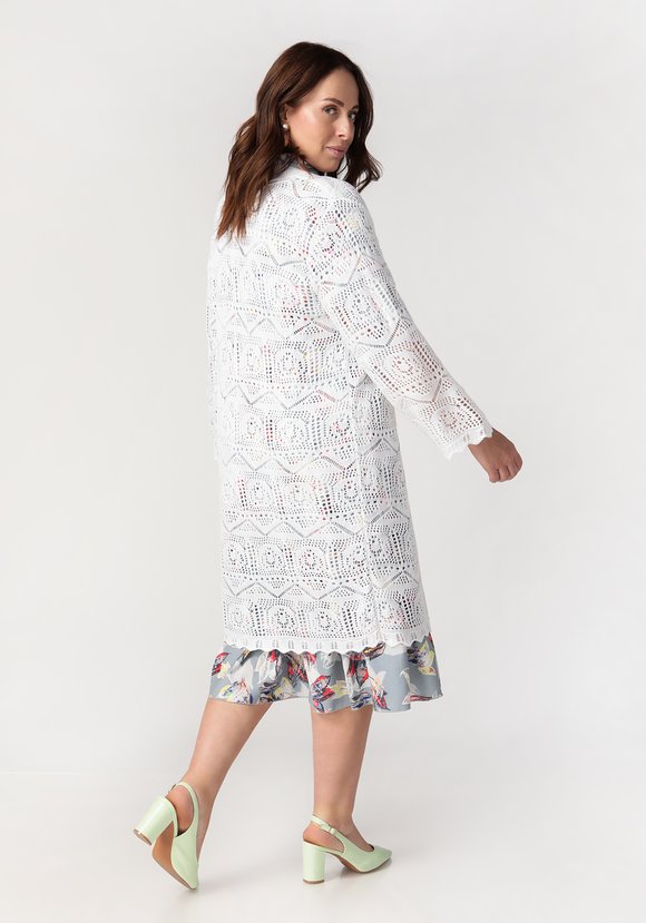 Кардиган Ажурное мгновение шир.  580, рис. 3