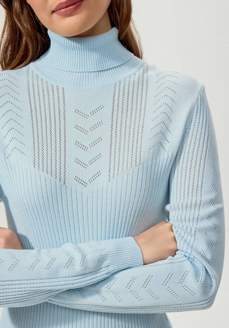 Водолазка из вискозы с узором шир.  750, рис. 27