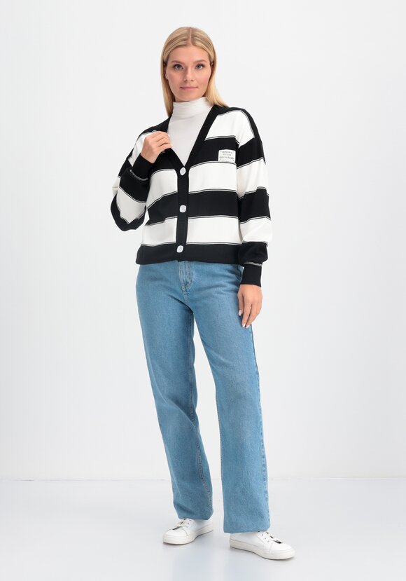 Кардиган в полоску Татьяна шир.  580, рис. 6