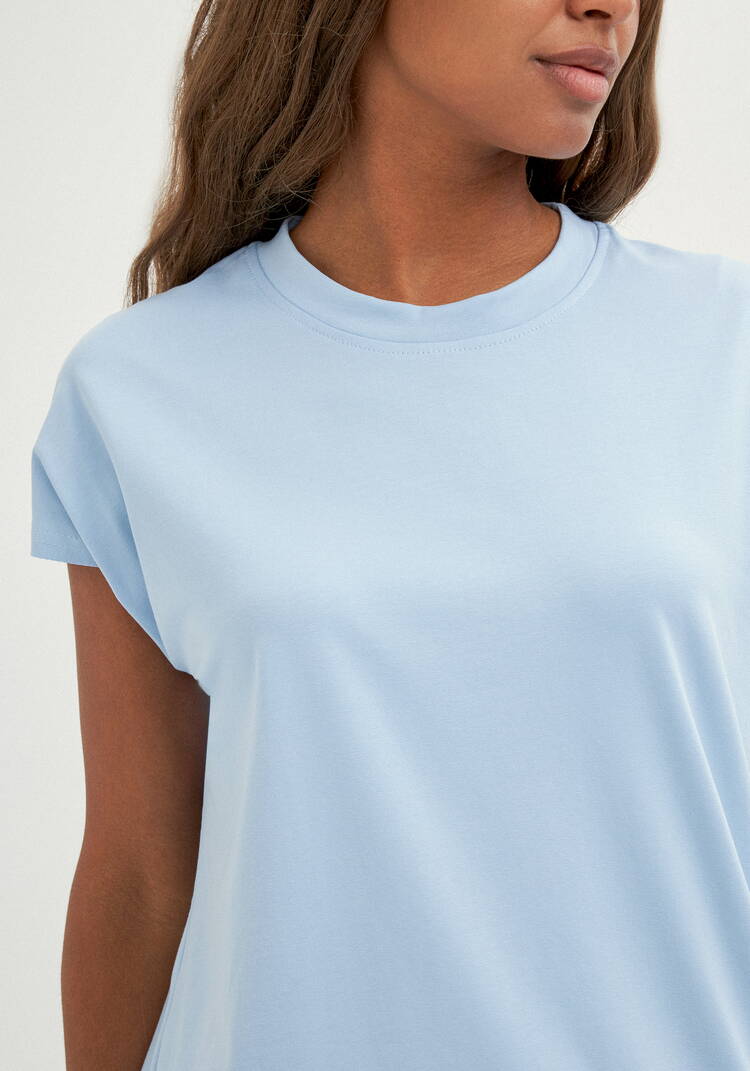 Футболка базовая со спущенным плечом шир.  750, рис. 20