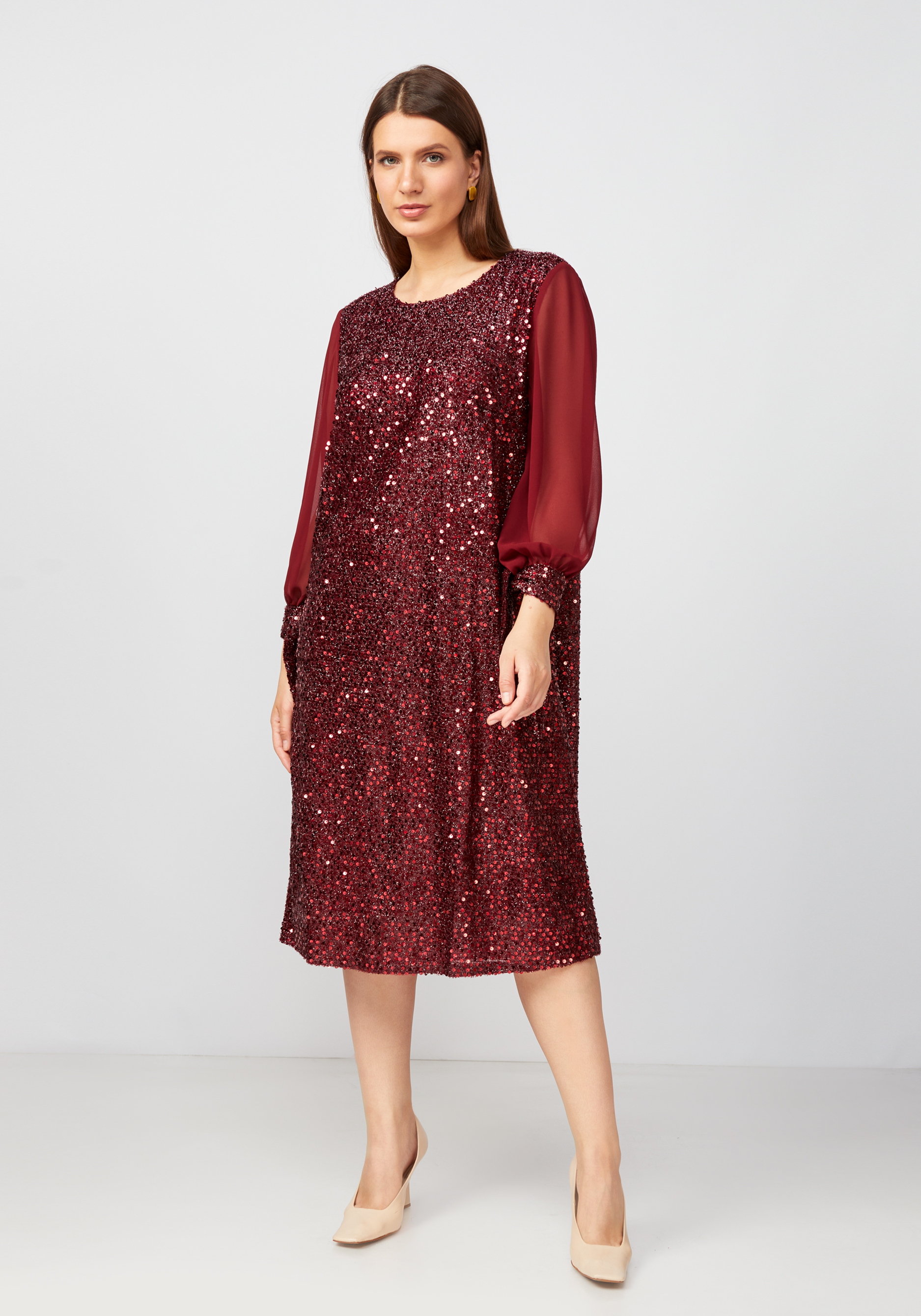 Платье «Диодора» BlagoF, цвет красный, размер 50 - фото 10