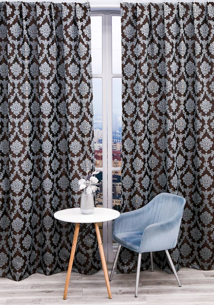 Портьеры с жаккардовым рисунком Верона шир.  750, рис. 9