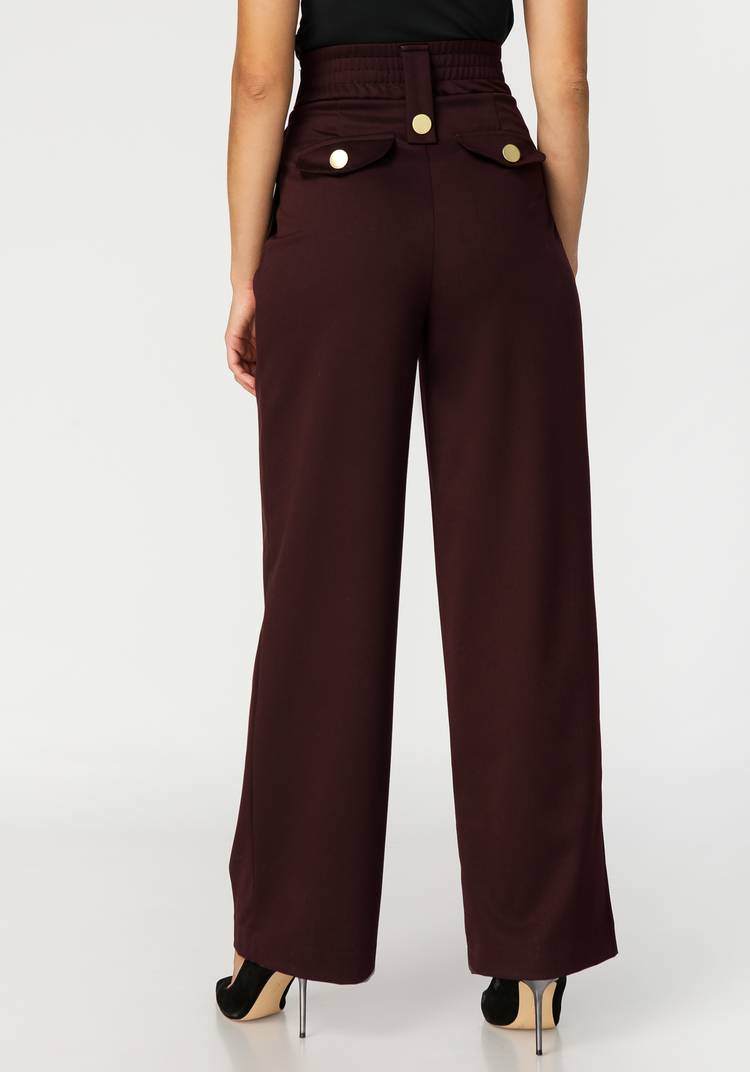 Брюки женские с декоративными пуговицами шир.  750, рис. 7