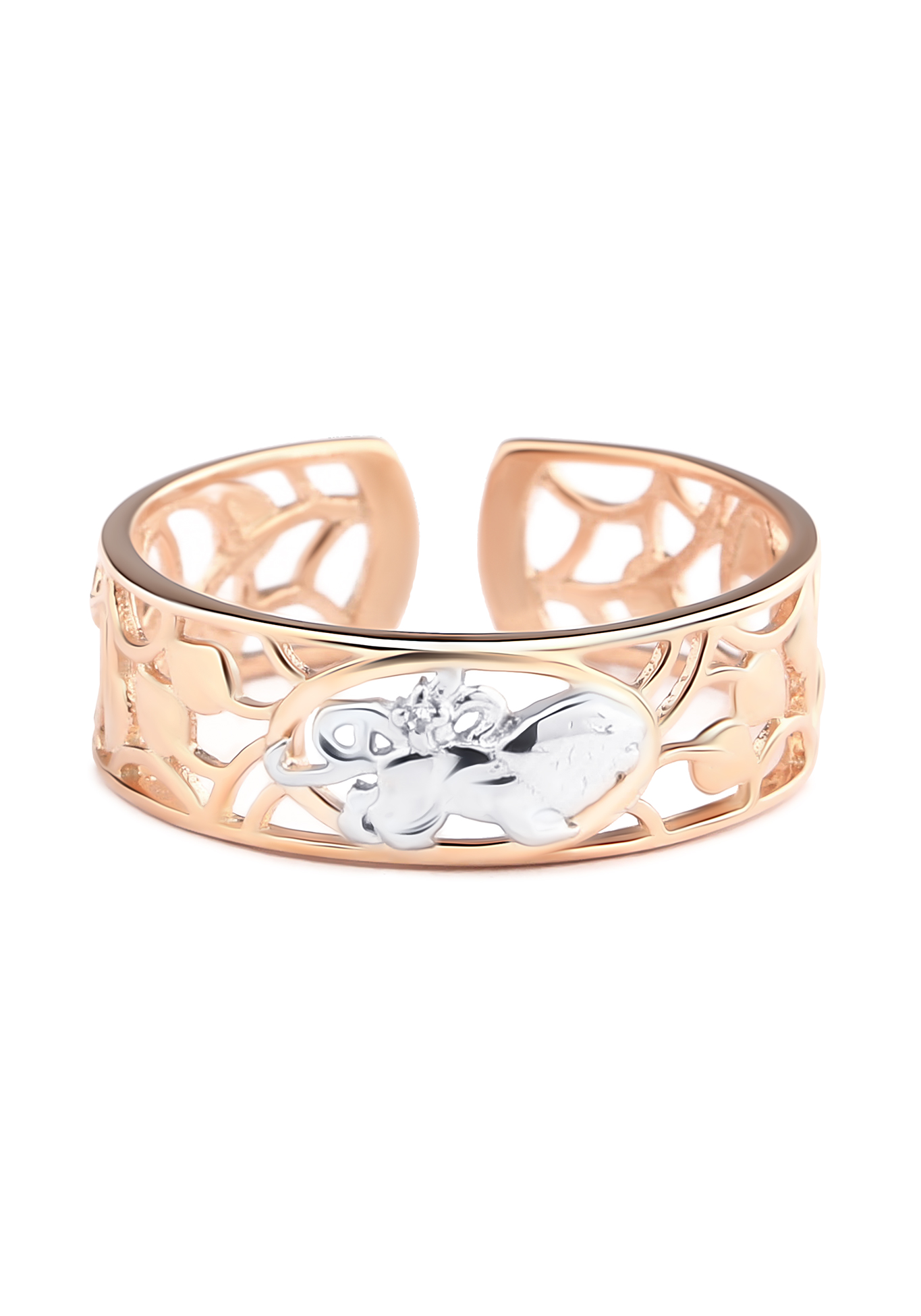 Серебряное кольцо «Драгоценный Зодиак» Nouvelle, размер 16, цвет козерог разъемное - фото 10