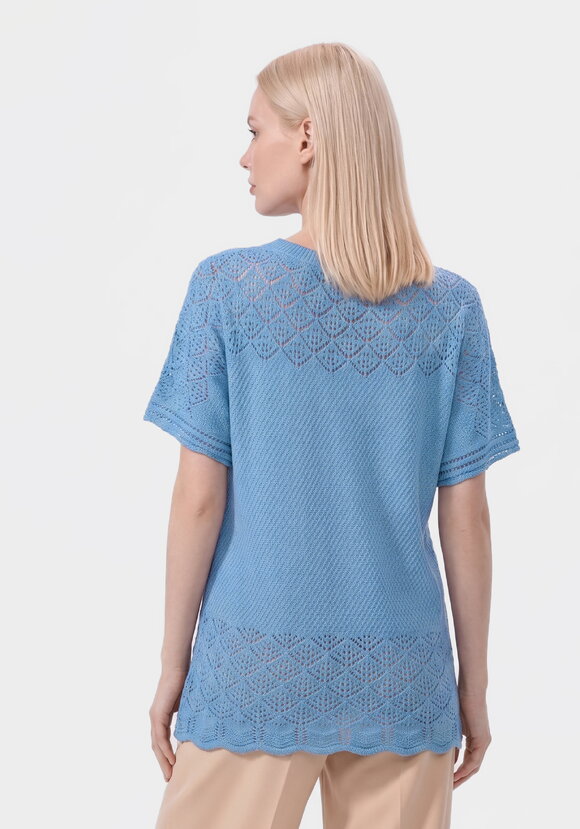 Блуза ажурная Варвара шир.  580, рис. 8