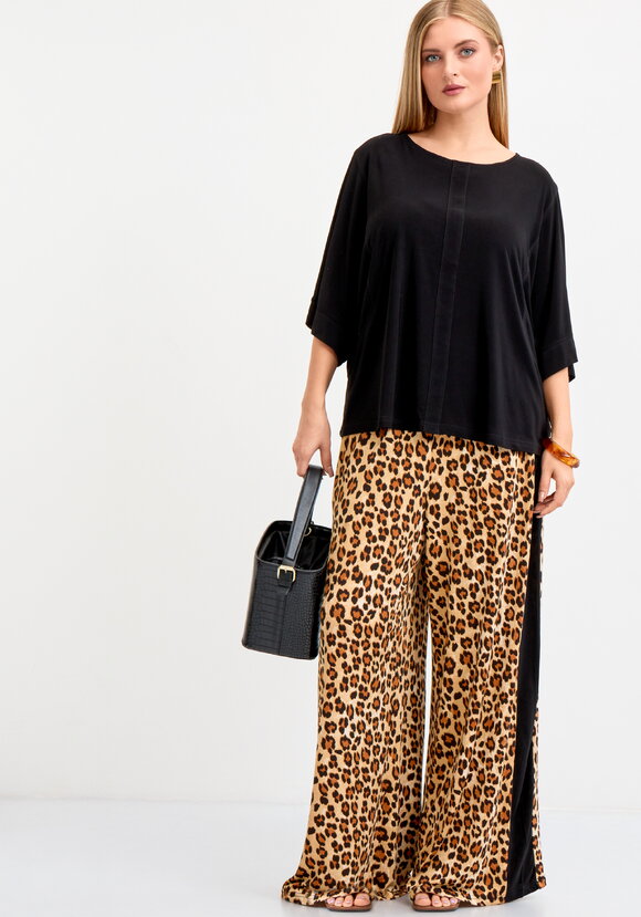 Костюм блуза с брюками Таисия шир.  580, рис. 1