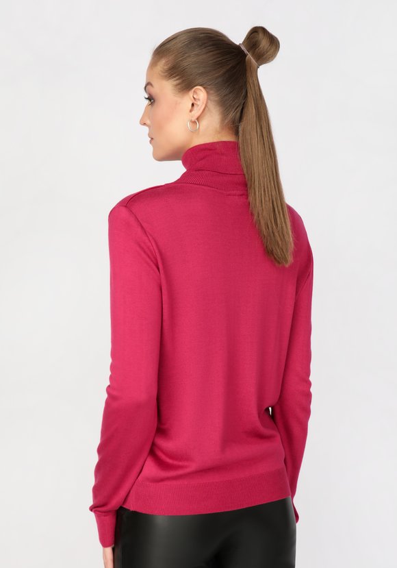 Джемпер женский со складками по полочке шир.  580, рис. 18