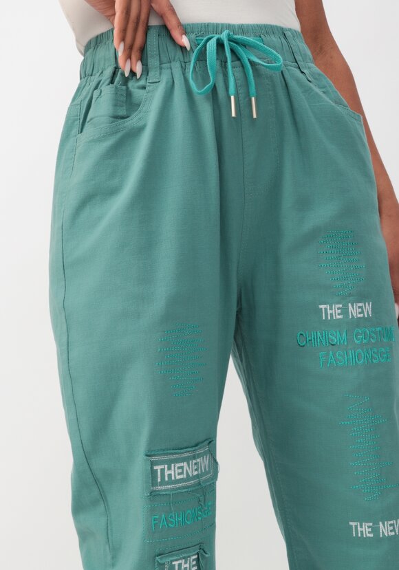 Брюки с декором шир.  580, рис. 20