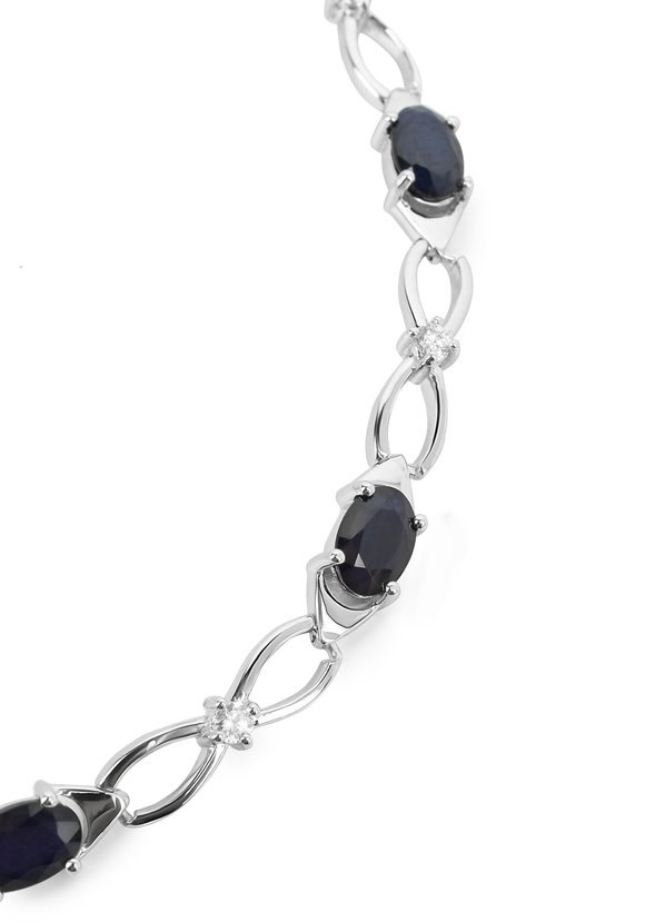 Браслет серебряный Драгоценное сияние шир.  580, рис. 3