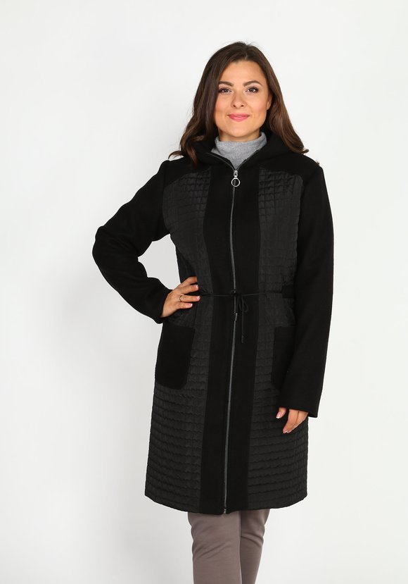 Куртка комбинированная на кулисках и молнии шир.  580, рис. 1