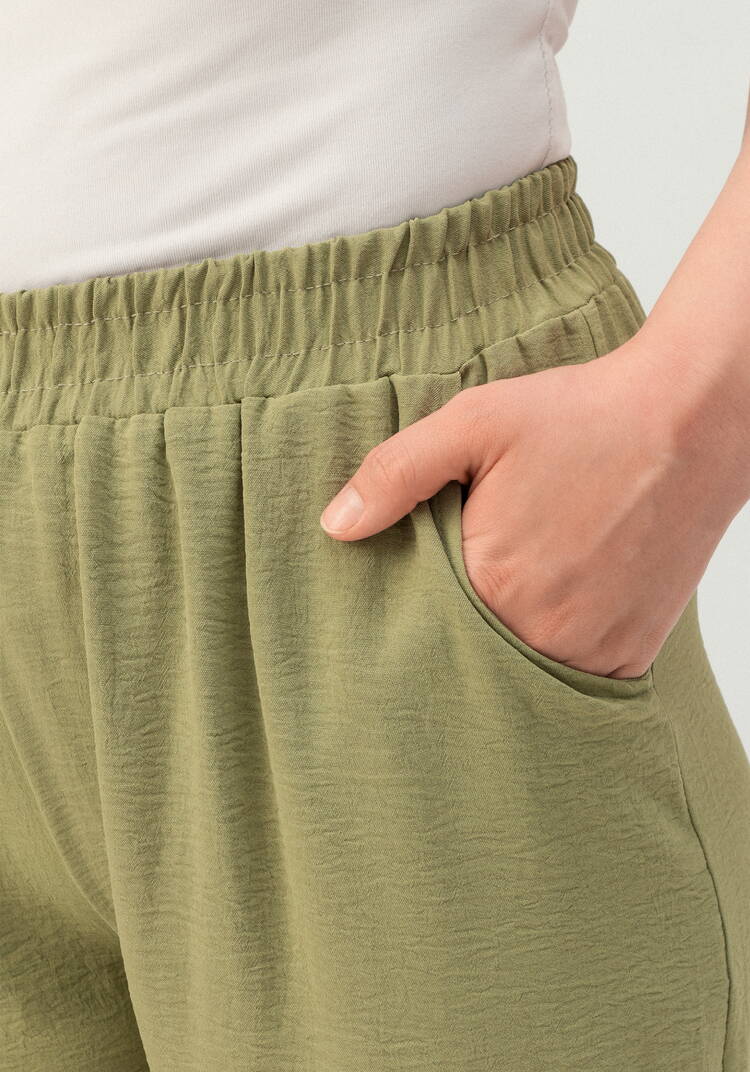 Брюки с карманами, свободного кроя шир.  750, рис. 46