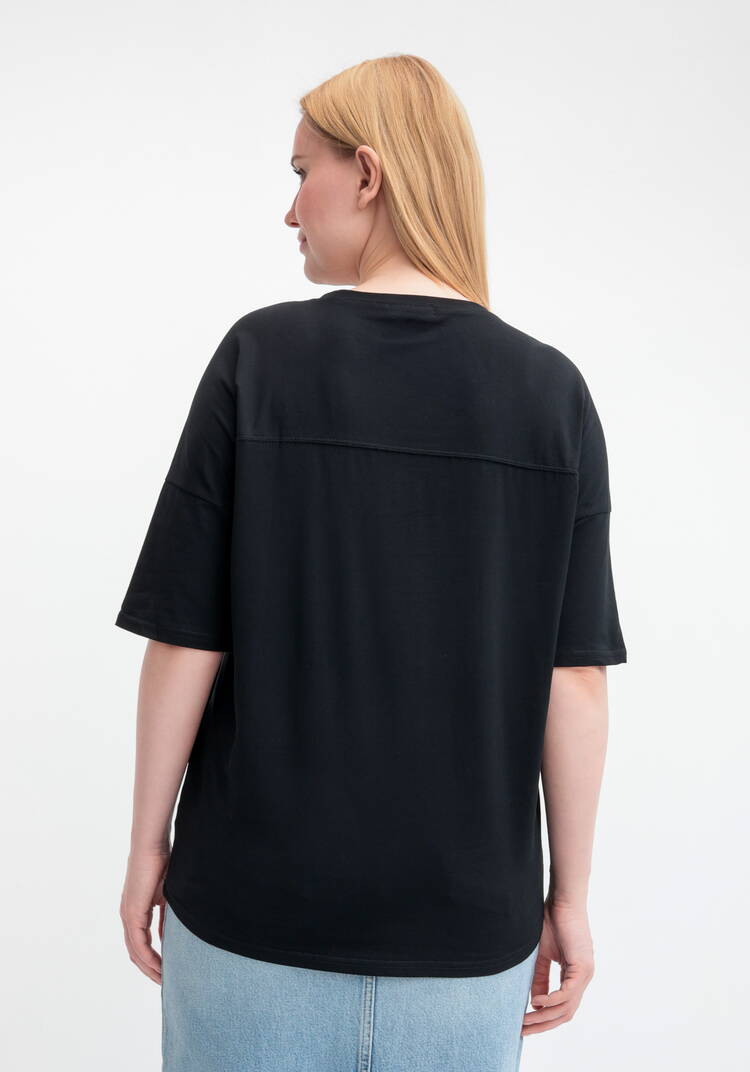 Футболка с принтом Золотой цветок шир.  750, рис. 28