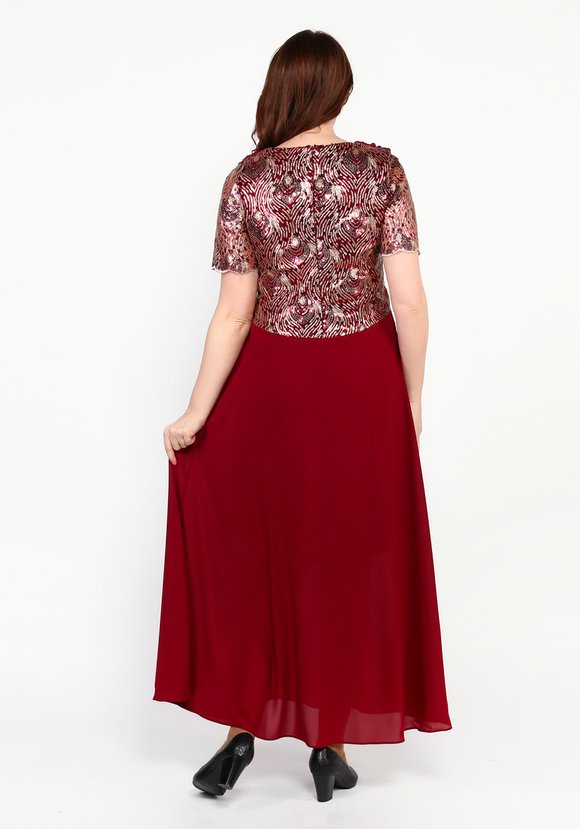 Платье с коротким рукавом и воротникомхомут шир.  580, рис. 2