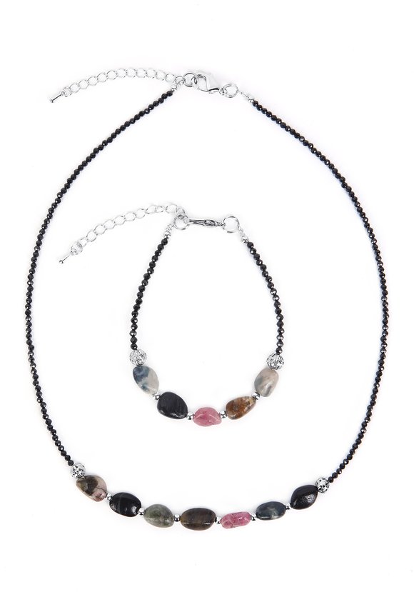 Комплект (бусы, браслет) Анжелитта шир.  580, рис. 1