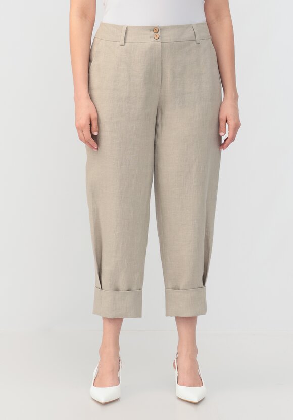 Брюки из льна шир.  580, рис. 10