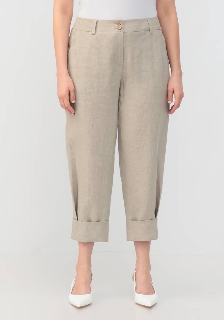 Брюки из льна шир.  750, рис. 10