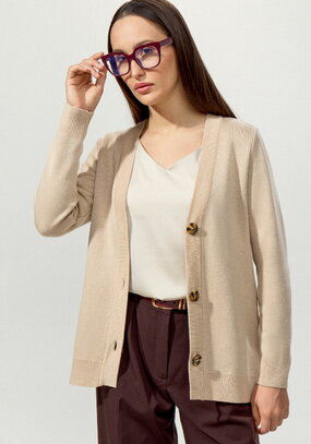 Кардиган с 3D рисунком на спинке