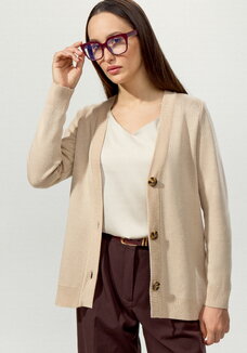 Кардиган с 3D рисунком на спинке