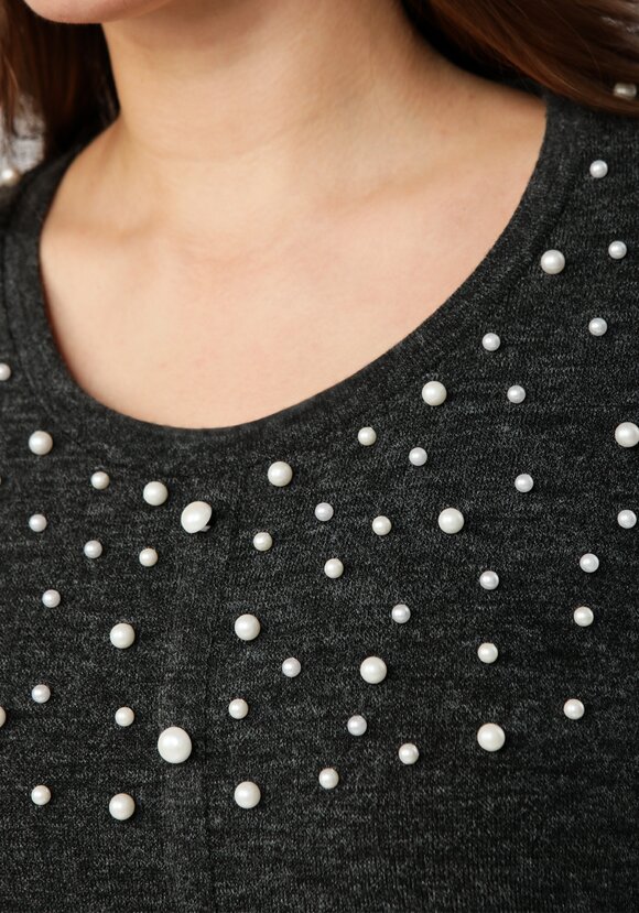 Джемпер с жемчугом шир.  580, рис. 5