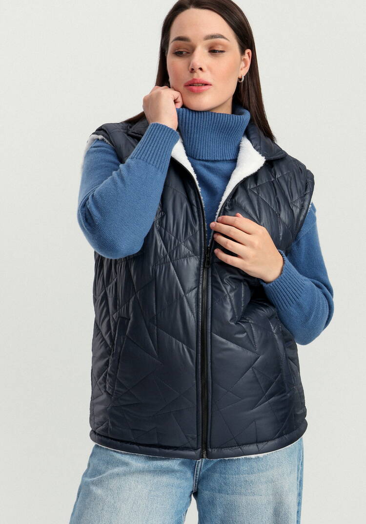 Жилет двусторонний стеганый шир.  750, рис. 9