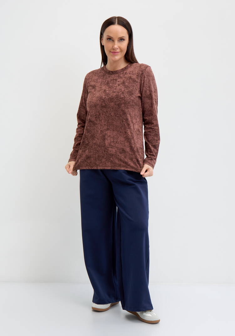 Лонгслив с принтом на горловине спинки шир.  750, рис. 20