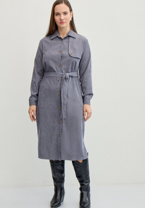 Платье-рубашка шир.  580, рис. 10