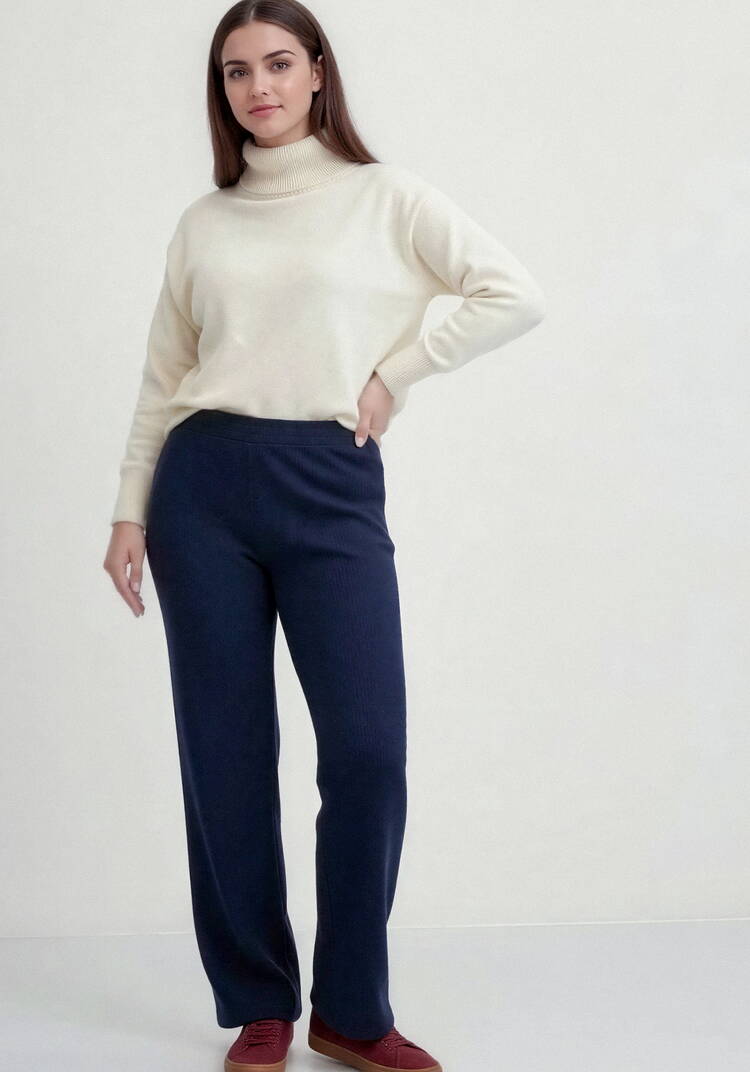 Брюки из микровельвета с начёсом шир.  750, рис. 16