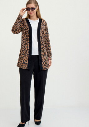 Брюки прямые с дeкором