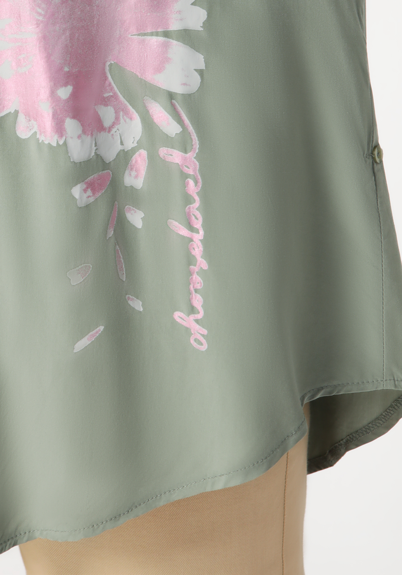 Блуза женская «Агата», размер 52, цвет хаки - фото 9