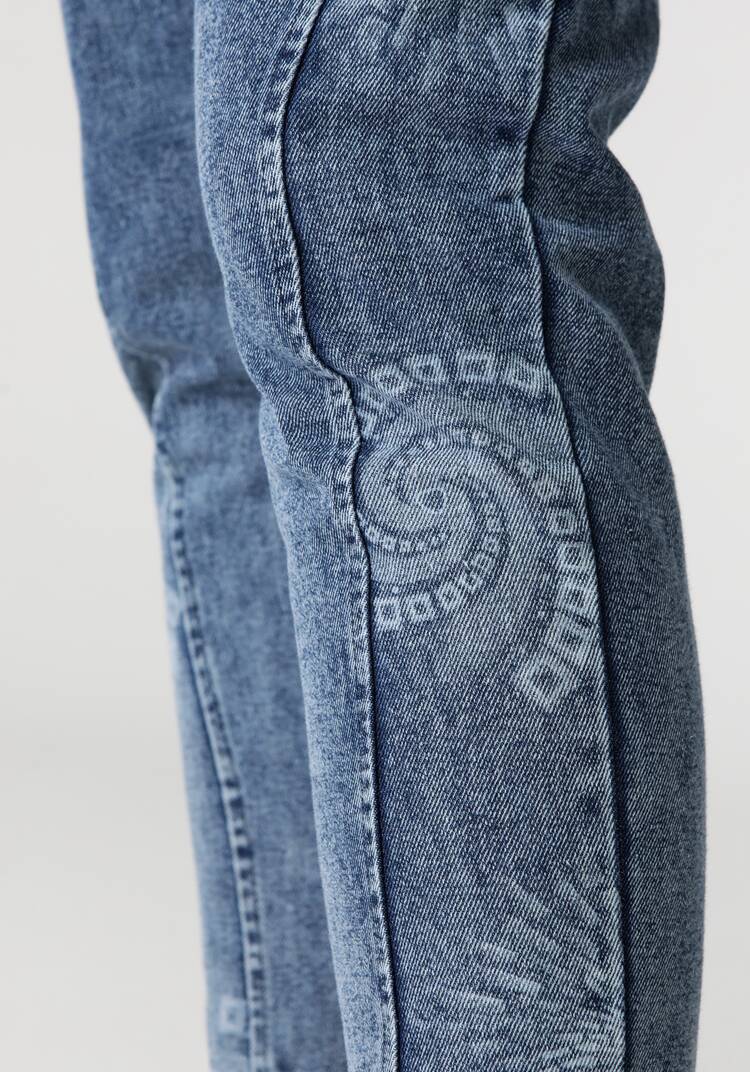 Джинсы Фриста с принтом шир.  750, рис. 5