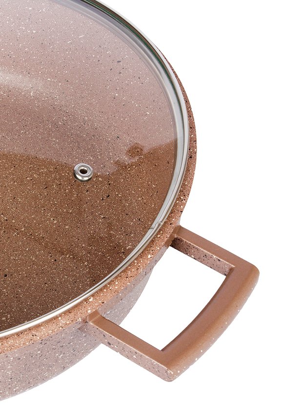 Сотейник с крышкой Карамель шир.  580, рис. 4