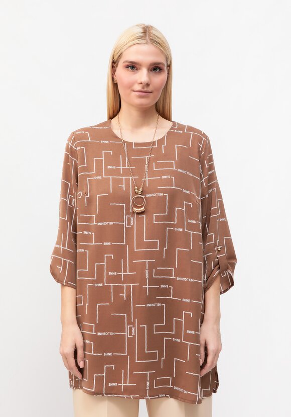 Туника с геометрическим дизайном Марта шир.  580, рис. 16