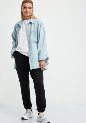 Брюки из трикотажа на резинке