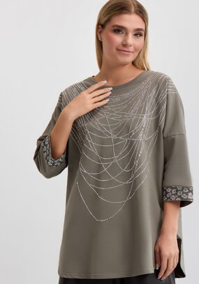 Туника со стразами Эмилия