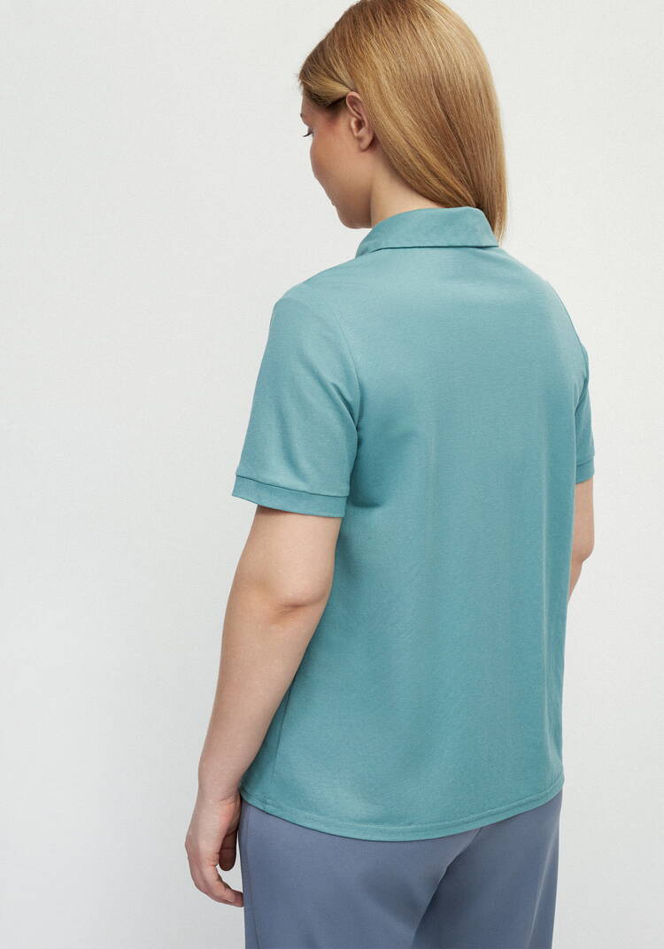 Поло на молнии Жанна шир.  750, рис. 12