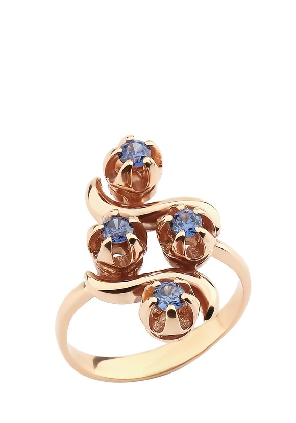 Кольцо серебряное Притягательная сила шир.  580, рис. 1